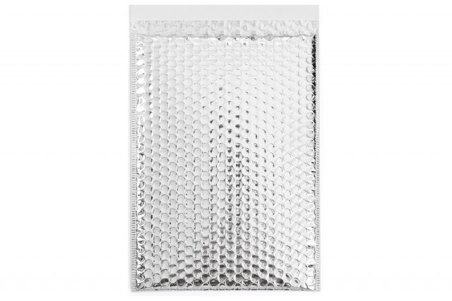 DIN C4 Padded Envelopes, Silver