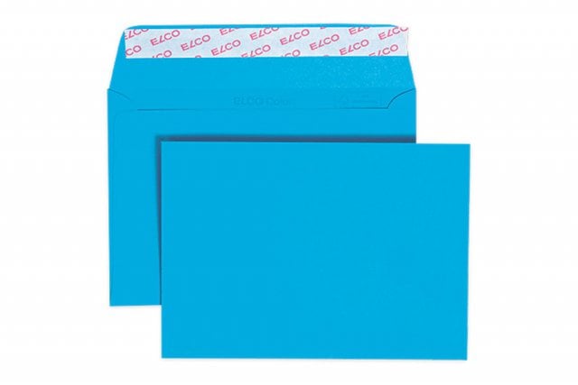 Elco Envelopes DIN C6 self-adhesive, Intense Blue