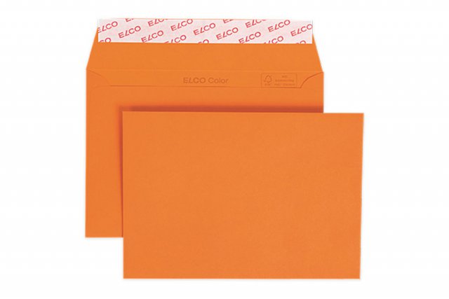 Elco DIN C6 Self-Adhesive Envelopes, Orange