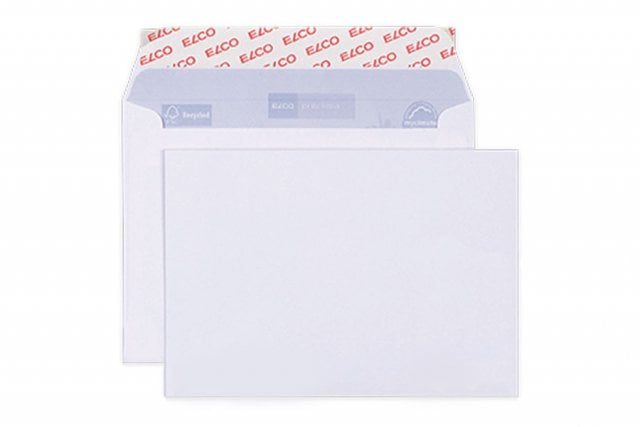 Elco Proclima DIN C6 Self-Adhesive Envelopes, White