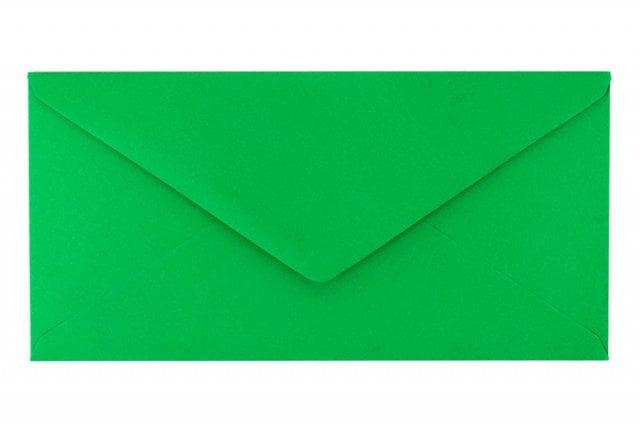 DIN long Envelopes, Green