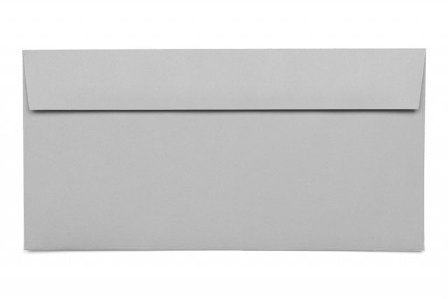 DIN long Self-Adhesive Envelopes, Light Grey