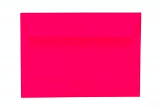 Envelopes DIN C6 self-adhesive, Neon Pink
