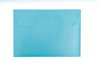 Envelopes DIN C6 self-adhesive, Pearl Blue