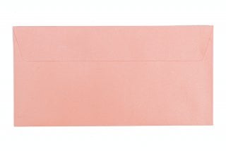 DIN Long self-adhesive envelopes, Pearl Pink