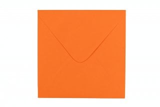 Square Envelopes 155x155 mm, Orange