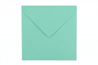 Envelopes Square 155x155 mm, Blue-Green