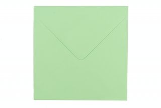 Envelopes Square 155x155 mm, Light Green