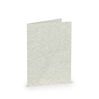 Folding cards DIN A6, marbled Grey