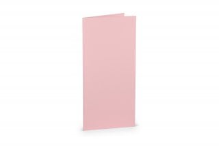 Folding cards DIN Long, Pink
