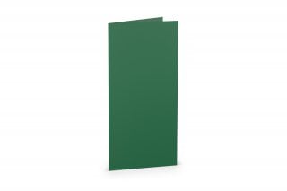 Folding Cards DIN Long, Dark Green