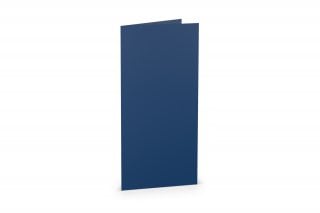 Folding Cards DIN Long, Dark Blue