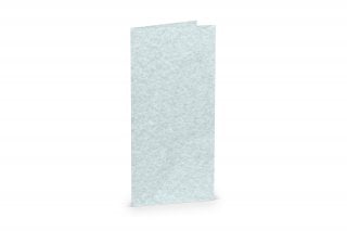 Folding Cards DIN Long, Marbled Aqua Blue