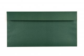 DIN Long Self-Adhesive Envelopes, Dark Green Print