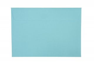 Envelopes DIN C5 adhesive, medium blue