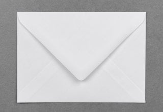 DIN C6 Envelopes, White ribbed