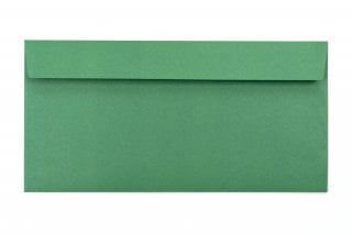 DIN Long Self-Adhesive Envelopes, Green Print