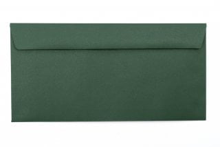 DIN Long+ Envelopes, Dark Green Print