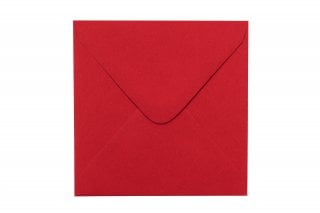 Square Envelopes 110x110 mm, Dark Red
