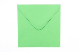 Square envelopes 110x110 mm, Light Green