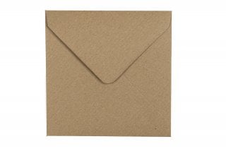 Envelopes Square 140x140 mm, Kraft Paper