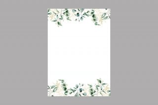 A4 Letter Paper, Eucalyptus, Single-Sided