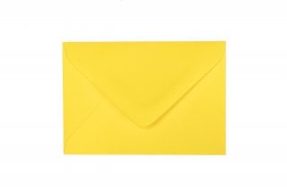 Envelopes 65x94mm, Yellow