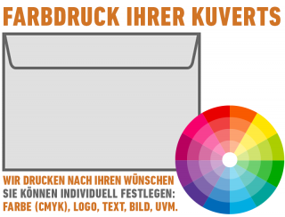 DIN C6 Self-Adhesive Envelopes, Custom Print