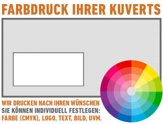 DIN Long+ Envelopes with window, Custom Print