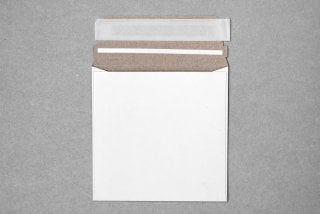 Square Cardboard Packaging 125x125 mm, White