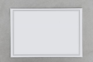DIN B6 Envelopes, Mourning Border
