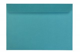 Envelopes DIN C5 self-adhesive, Turquoise Print