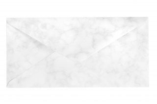 DIN Long Envelopes, Marbled White