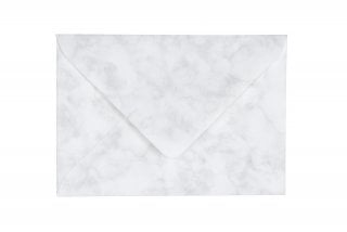 DIN C6 Envelopes, Marbled White