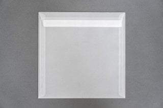 Square envelopes 220x220 mm, transparent