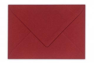 DIN C6 Envelopes, Dark Red