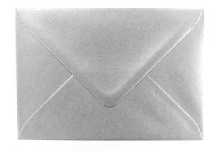 DIN C6 Envelopes, Silver
