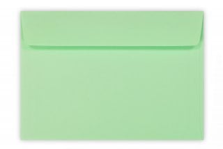 DIN C6 Self-Adhesive Envelopes, Light Green