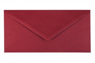 Envelopes DIN long, Dark Red