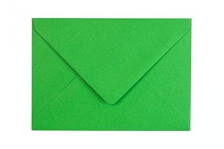 DIN C6 Envelopes, Green