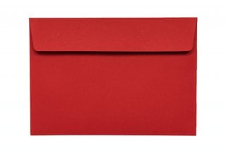 DIN C6 Self-Adhesive Envelopes, Red