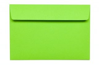 DIN C6 Self-Adhesive Envelopes, Intense Green