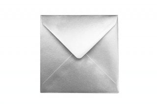 Square Envelopes 155x155 mm, Silver