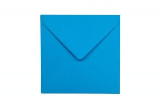Square Envelopes 155 x 155 mm, Blue
