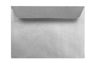 Envelopes DIN C6 self-adhesive, Silver