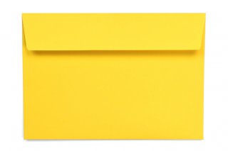 DIN C6 Peel-and-Seal Envelopes, Yellow