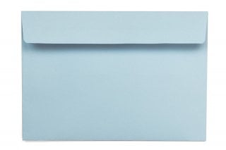 Envelopes DIN C6 self-adhesive, Light Blue