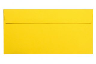 Envelopes DIN long adhesive, yellow