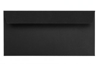 DIN long Self-Adhesive Envelopes, Black