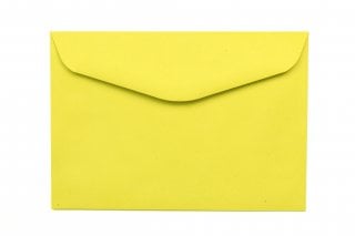DIN C6 Envelopes, Recycled Yellow